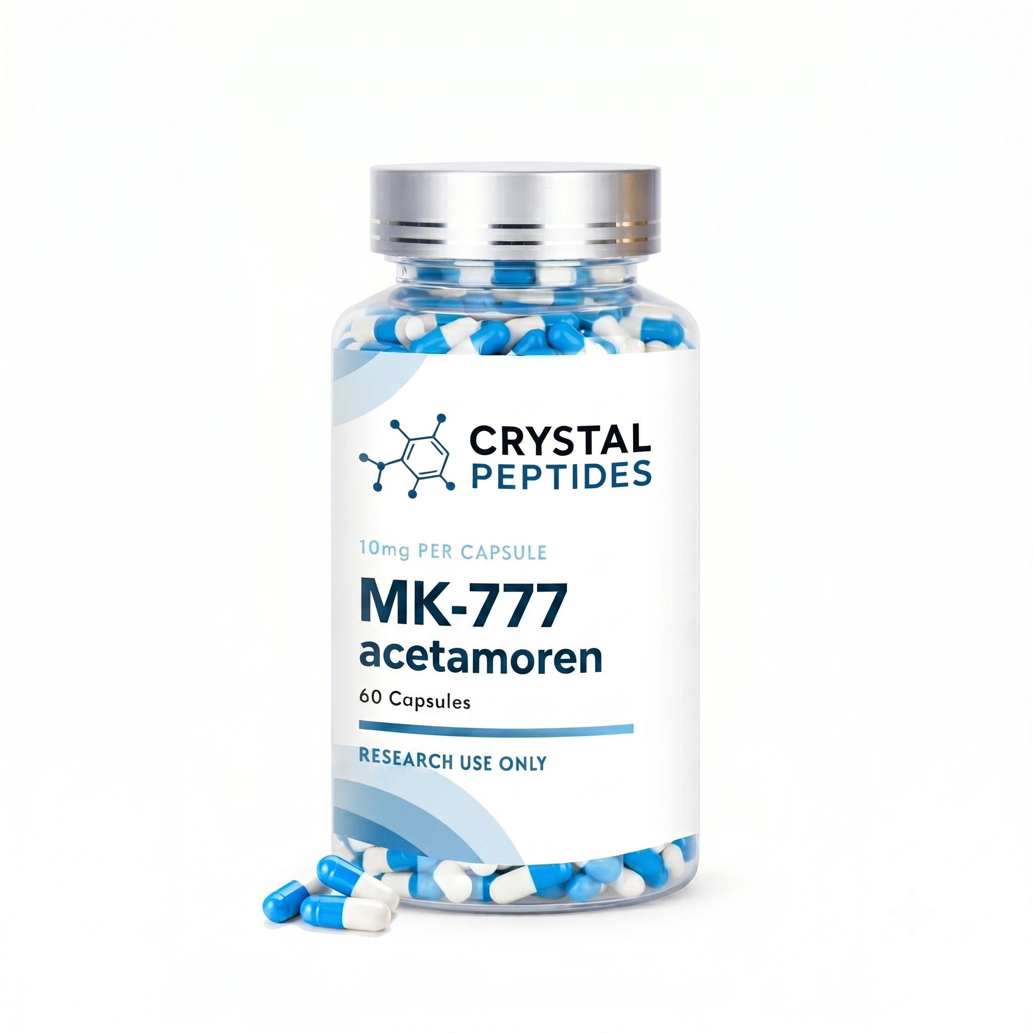 MK-777 Acetamoren 10mg × 60 capsules - Premium Research Peptide