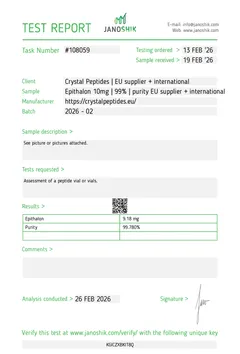 Epithalon 10mg Vial | Anti-Aging Research Peptide