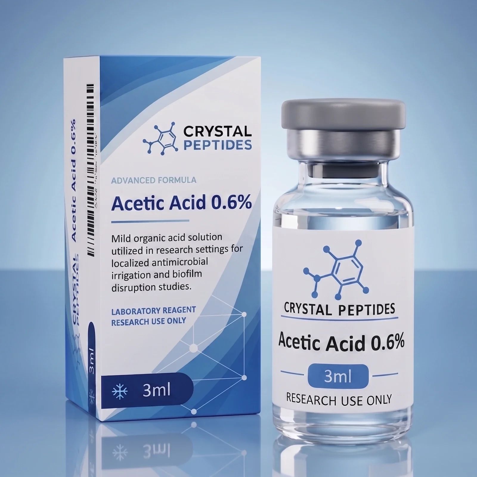 Acetic Acid 0.6% 3ml - Premium Research Peptide